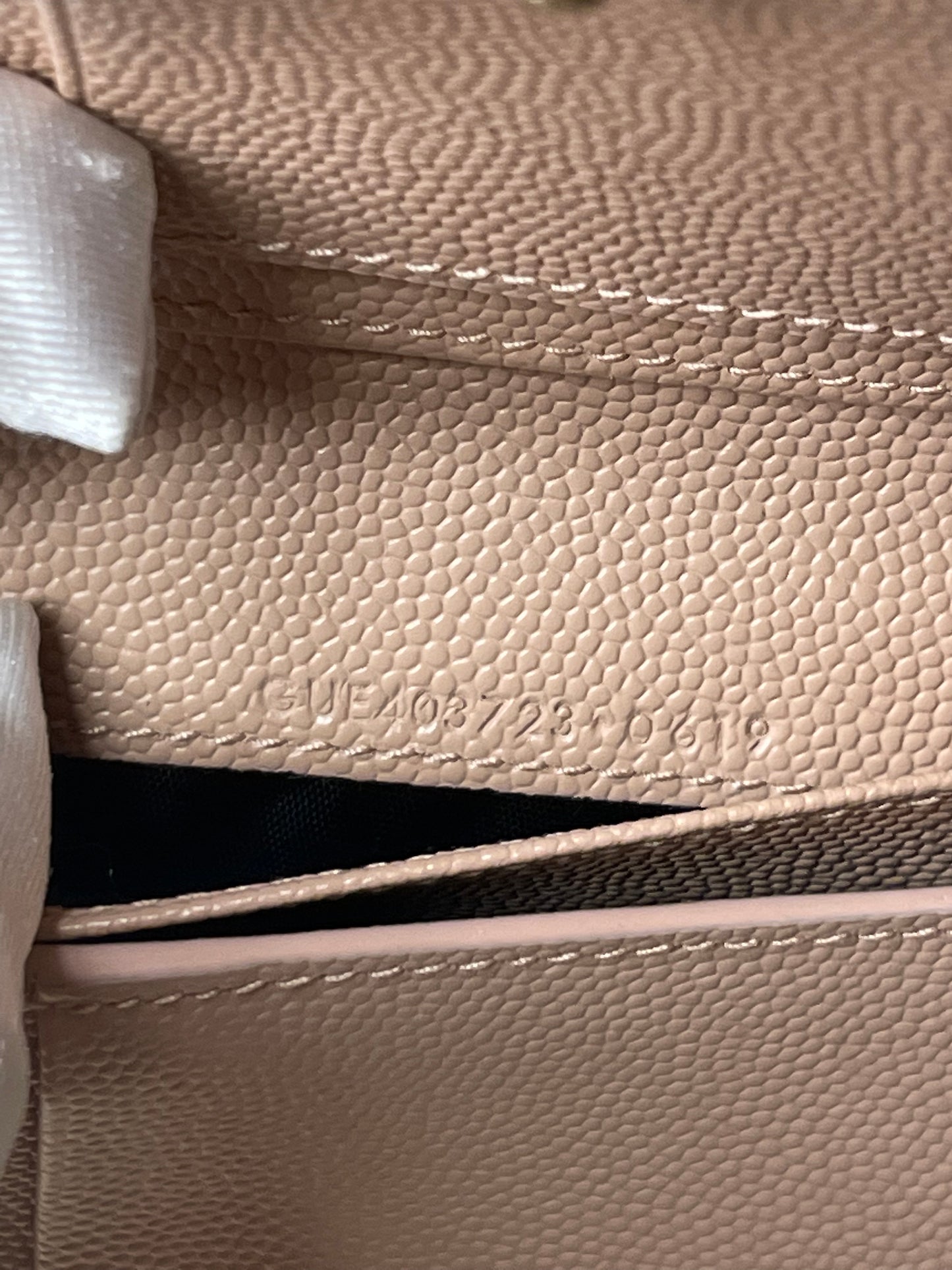 Saint Laurent YSL Compact zip around wallet