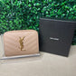 Saint Laurent YSL Compact zip around wallet