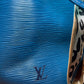 Louis Vuitton Blue Epi Leather Toledo Noe Petit Drawstring Hobo Bag