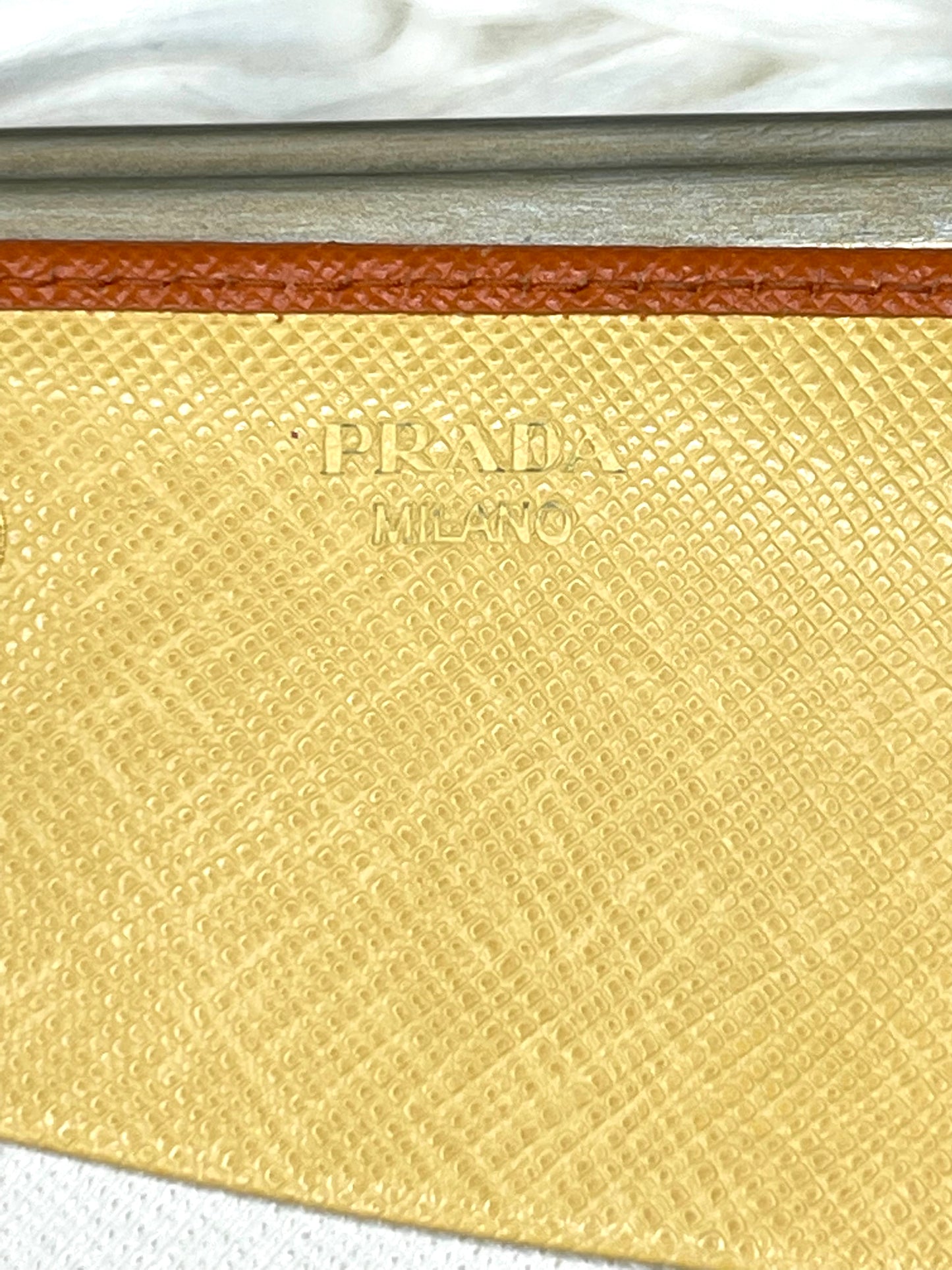 Prada Saffiano Metal Long Wallet