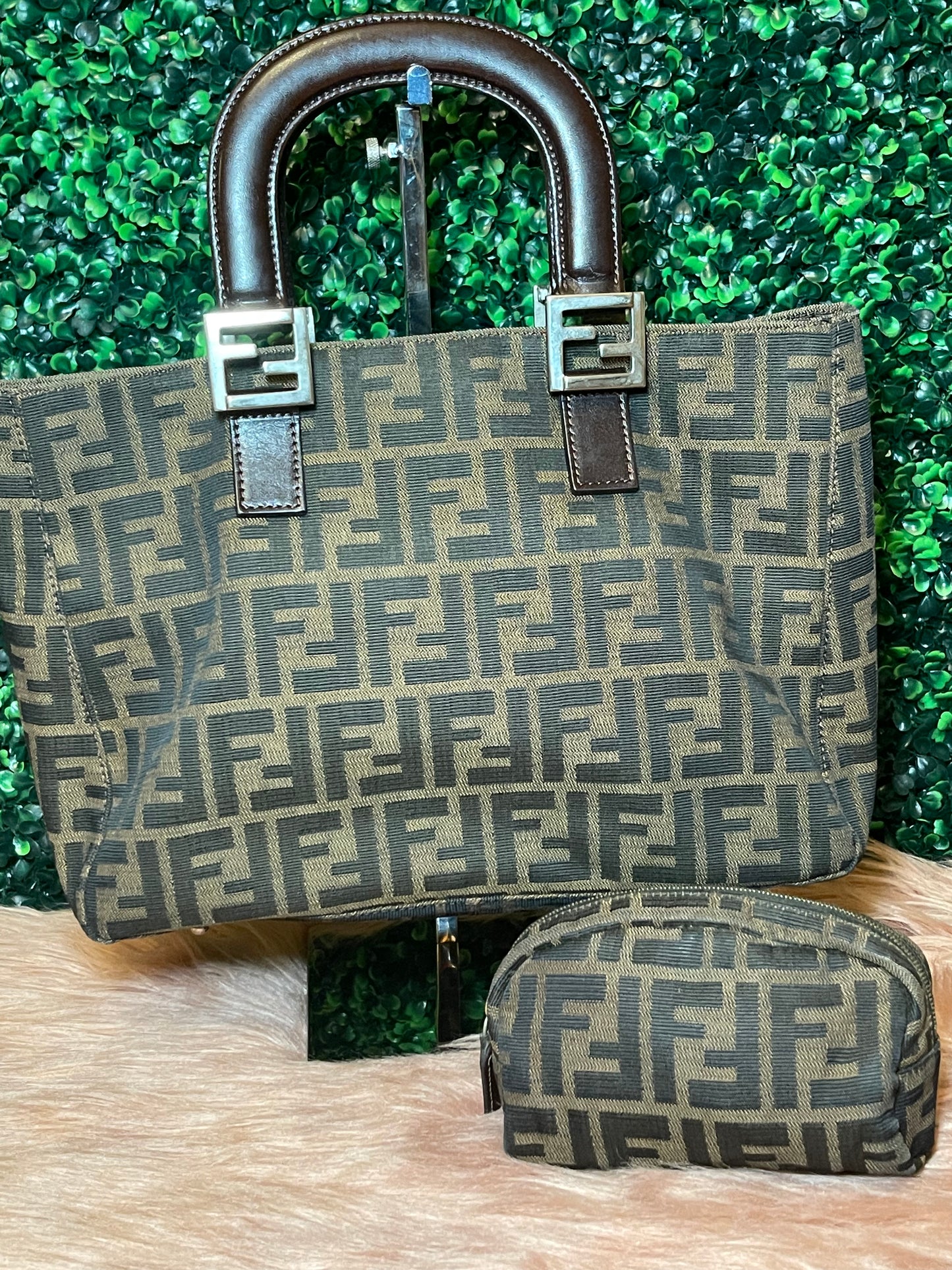 Fendi Zucca Cosmetic Pouch