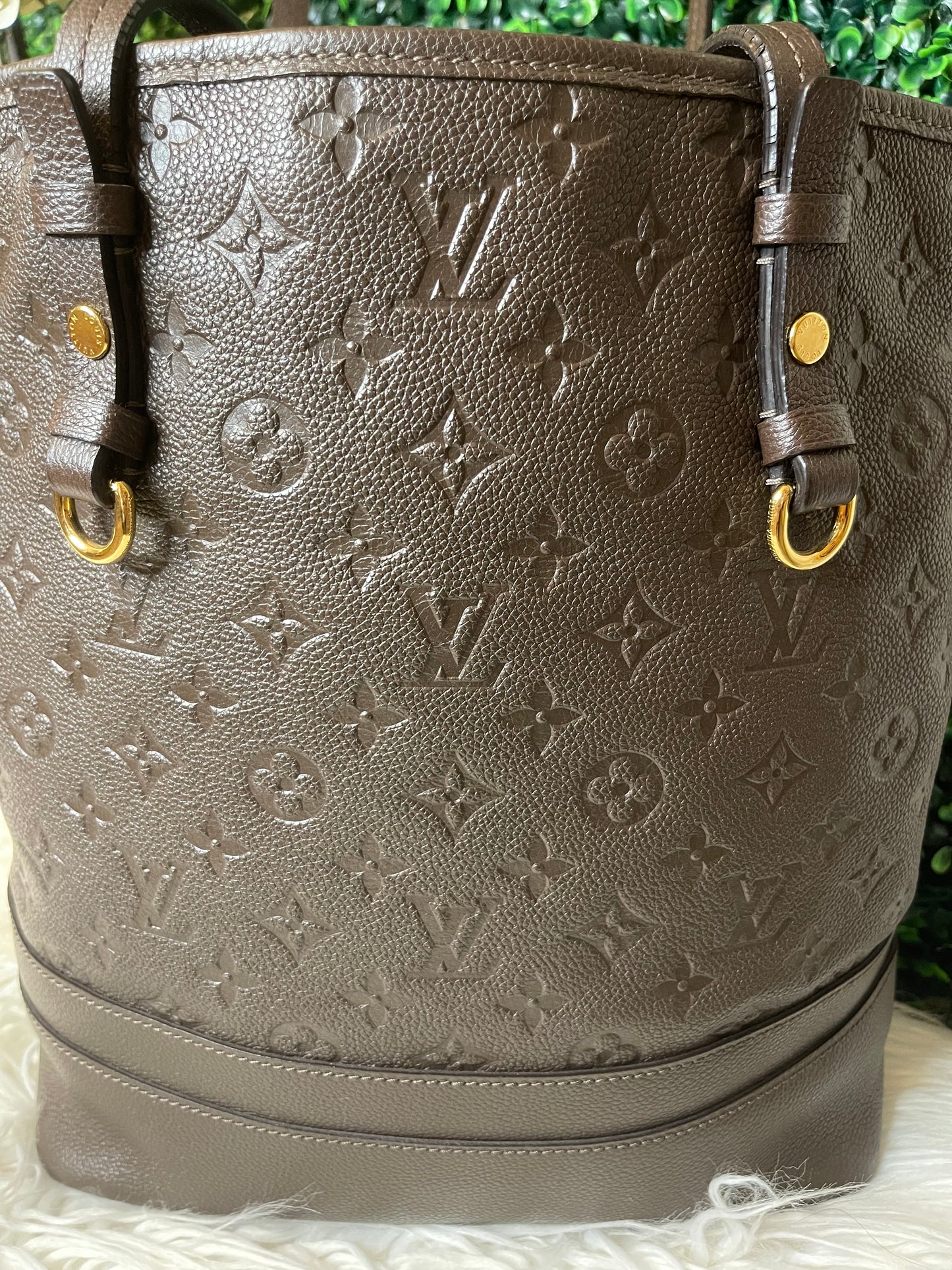 Louis Vuitton Terre/Brown Monogram Empreinte Citadine Bag with pouch -  ShopperBoard