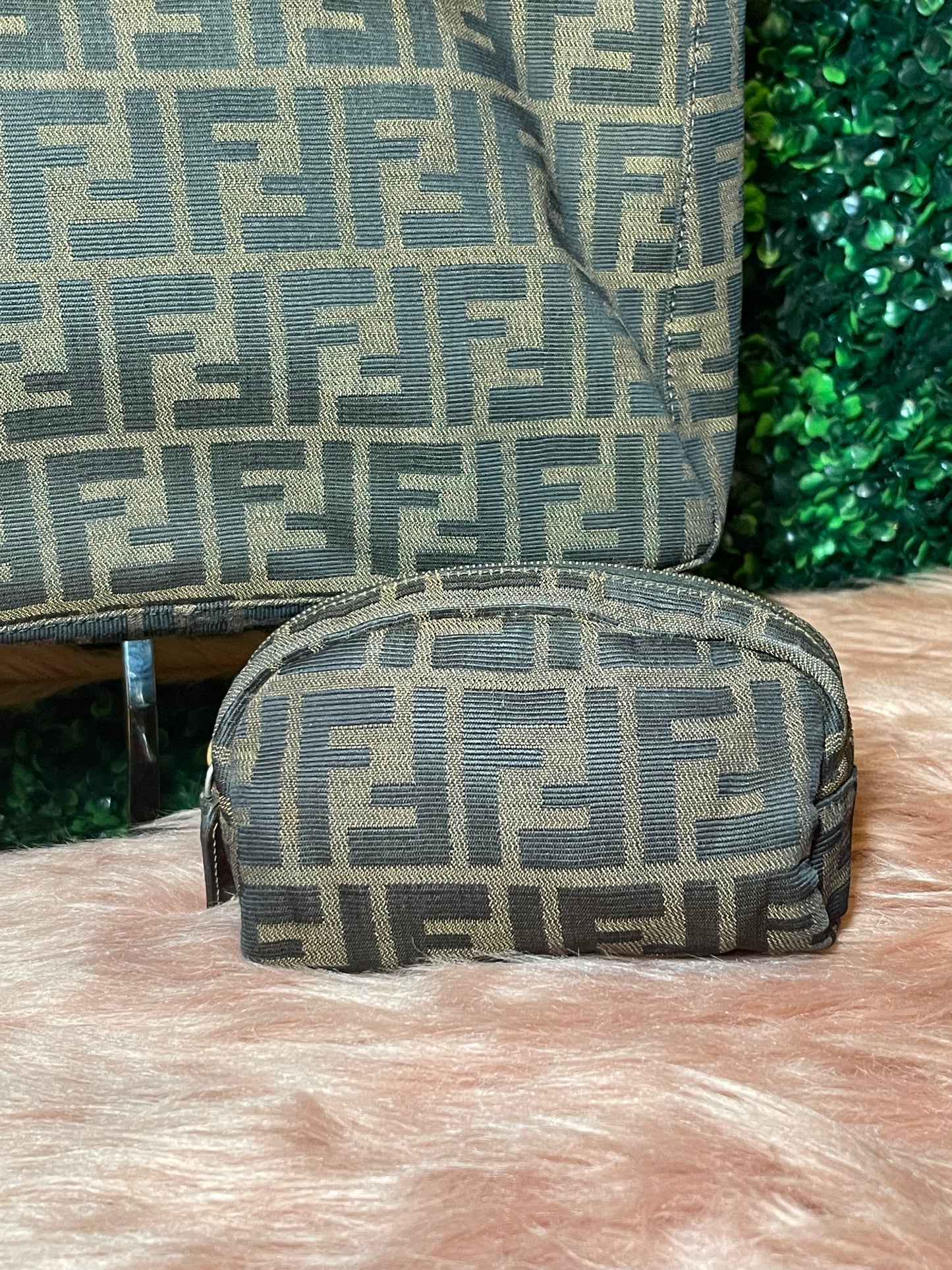 Fendi Zucca Cosmetic Pouch