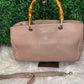GUCCI Bamboo Shopper Medium 2Way Tote Shoulder Bag