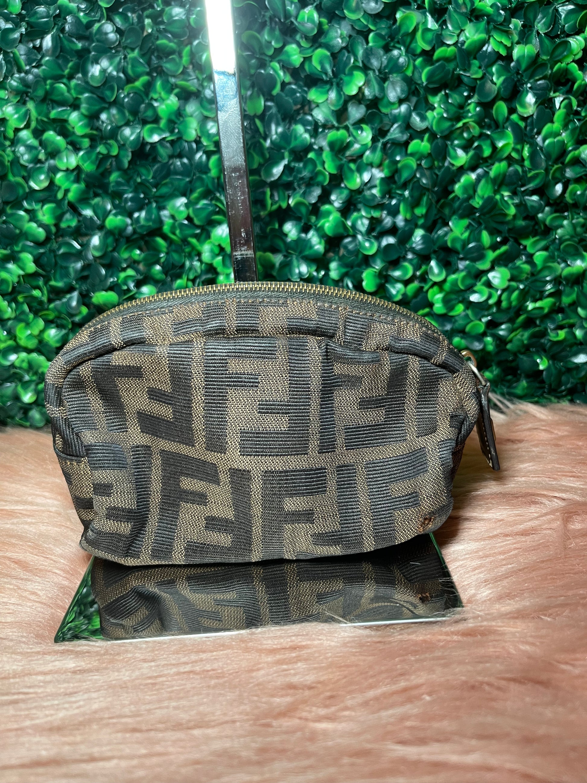 Fendi Zucca Cosmetic Pouch Lady Luxe Collection